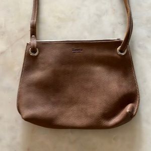 Tan Roots crossbody bag
